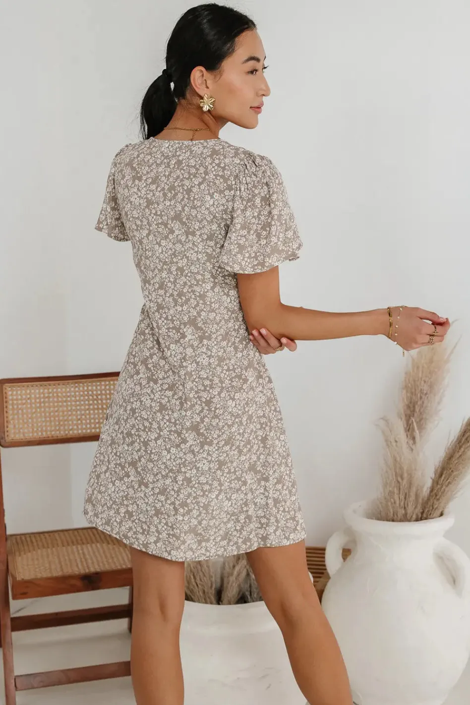 Bohme Abbie Floral Mini Dress in