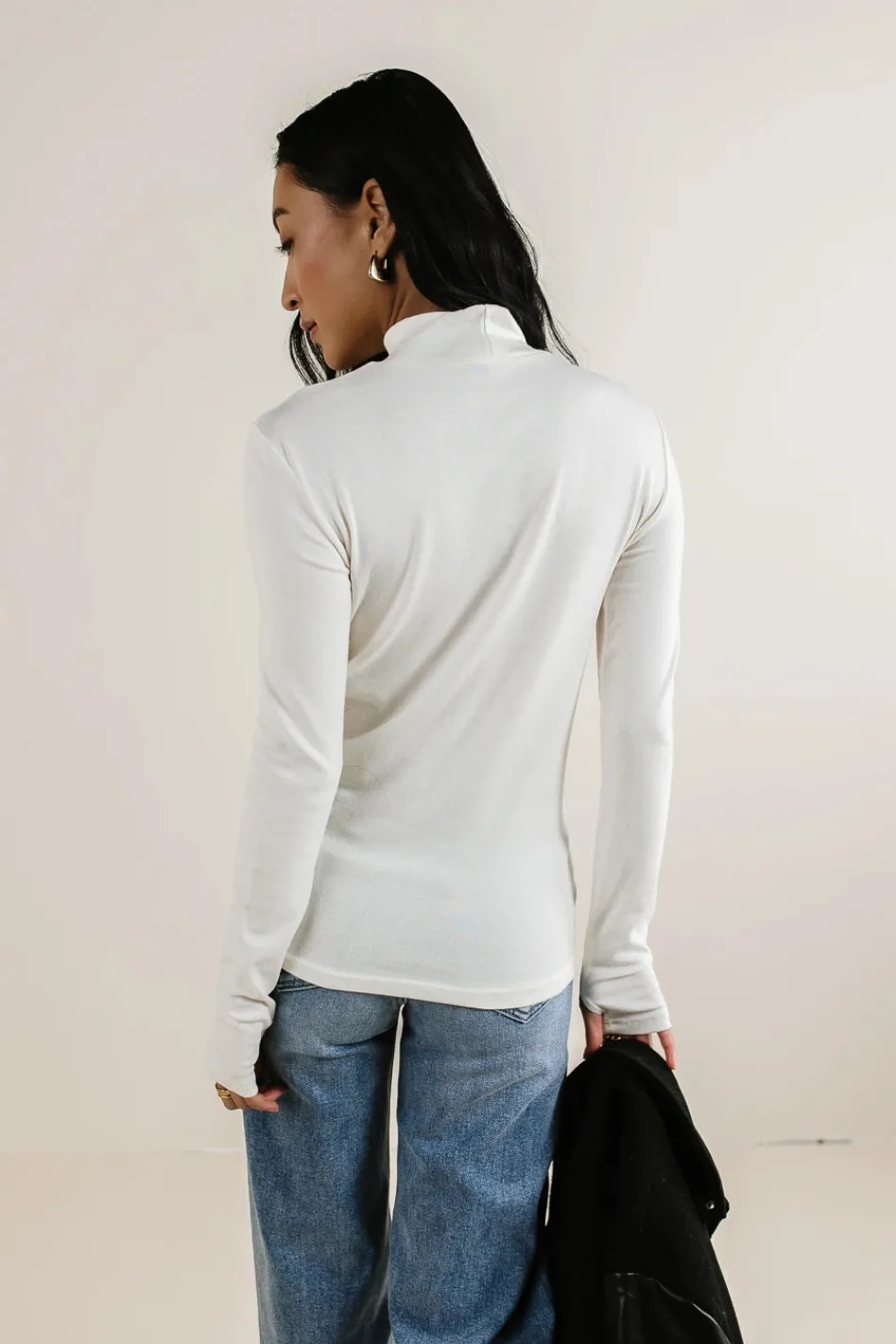 Bohme Alani Mock Neck Top in