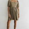 Bohme Alexis Satin Mini Dress in