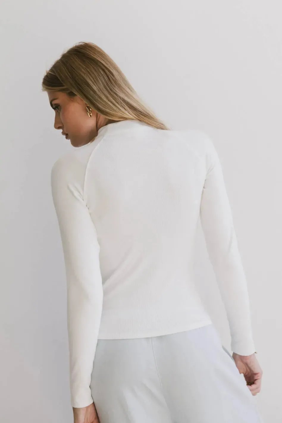 Bohme Amaya Mock Neck Top in