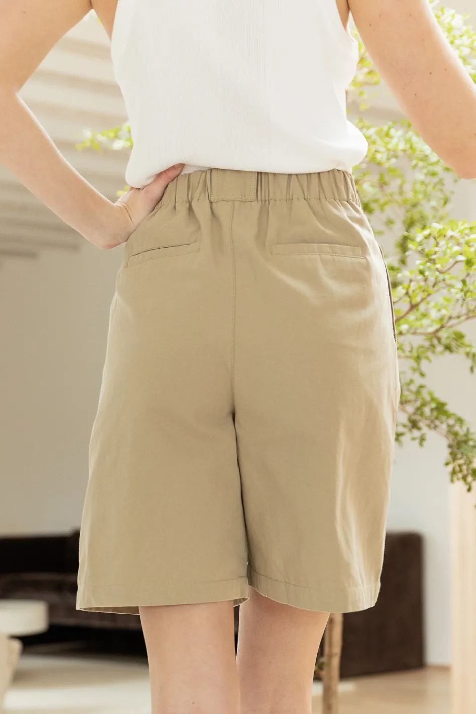 Bohme Amelia Bermuda Shorts in - FINAL SALE