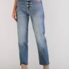 Bohme Amelia Straight Leg Jeans in Medium Wash