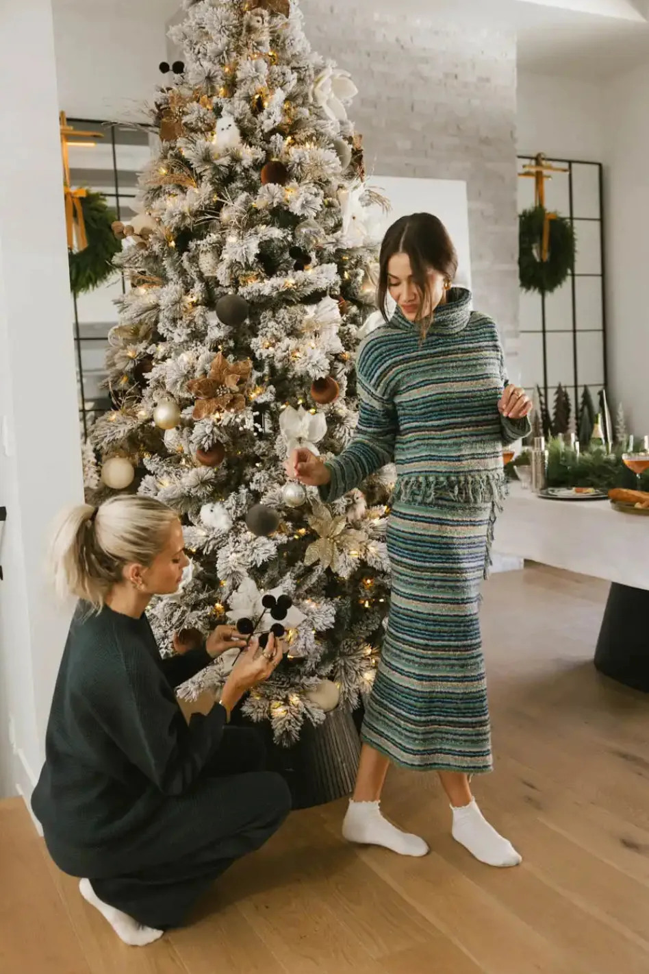 Bohme Amelia Striped Knit Skirt