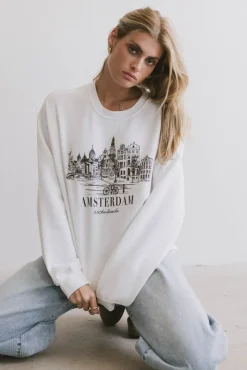 Bohme Amsterdam Cityscape Crewneck