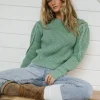 Bohme Amy Braided Cable Knit Sweater in - FINAL SALE