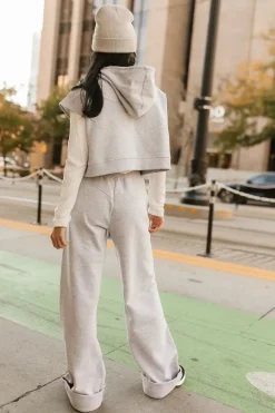 Bohme Amy Cropped Sleeveless Hoodie in - FINAL SALE