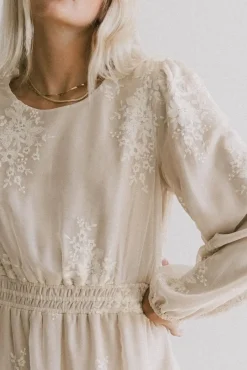 Bohme Andee Embroidered Midi Dress in
