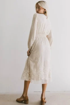 Bohme Andee Embroidered Midi Dress in