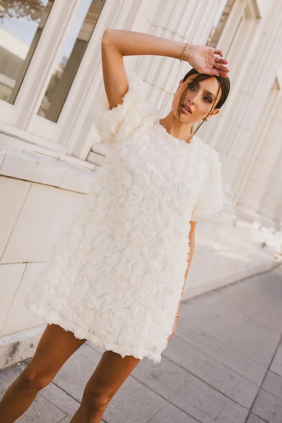 Bohme Andria Rosette Mini Dress