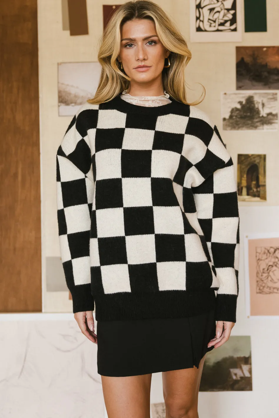 Bohme Angela Checkered Sweater in