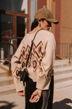Bohme Angelica Geometric Cardigan in