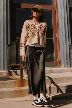 Bohme Angelica Geometric Cardigan in