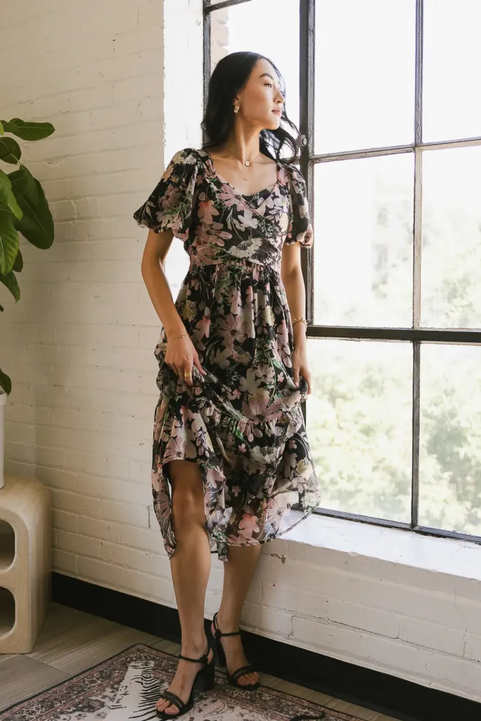 Bohme Angelique Floral Tie Dress in