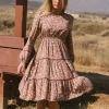 Bohme Arabella Floral Midi Dress