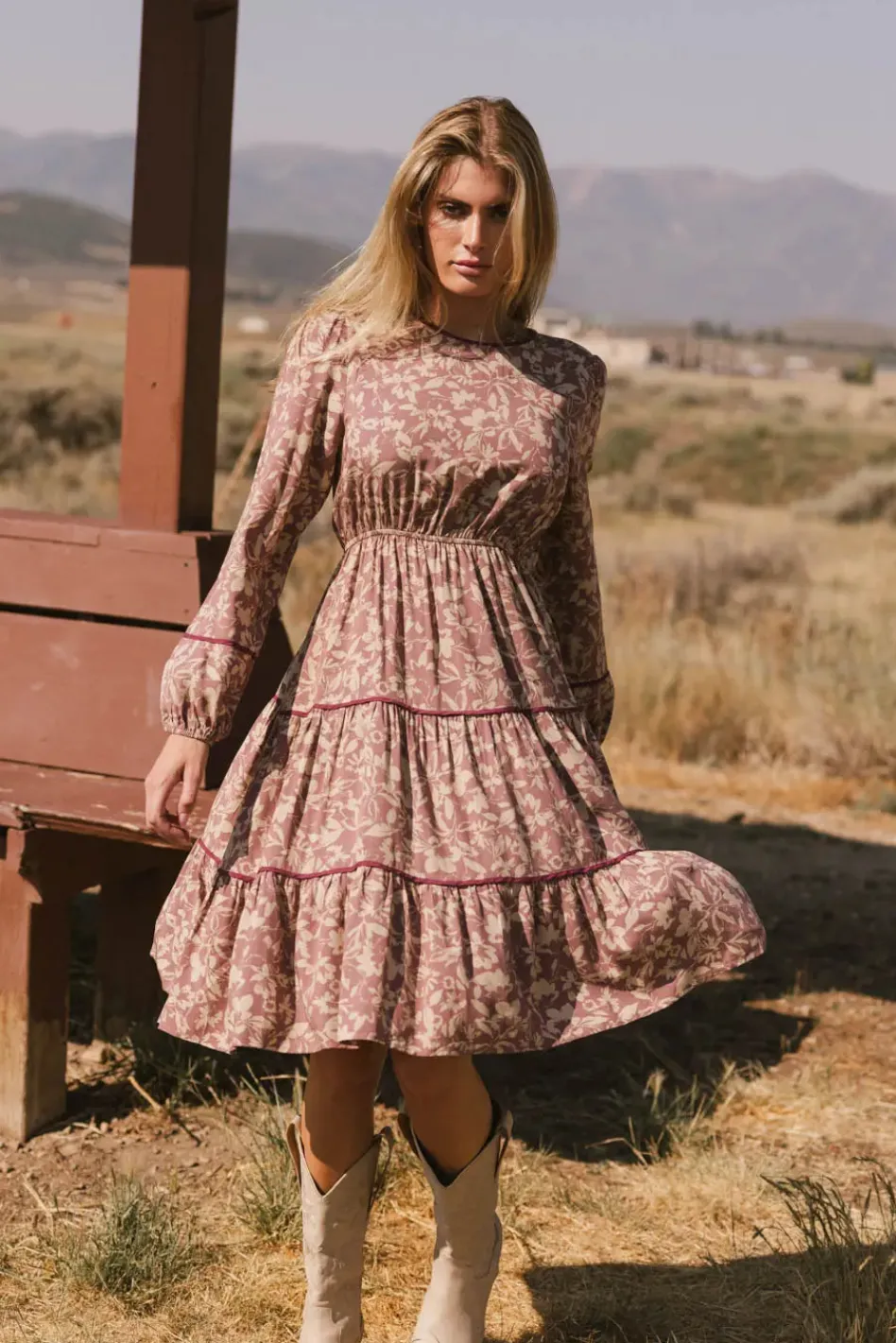 Bohme Arabella Floral Midi Dress