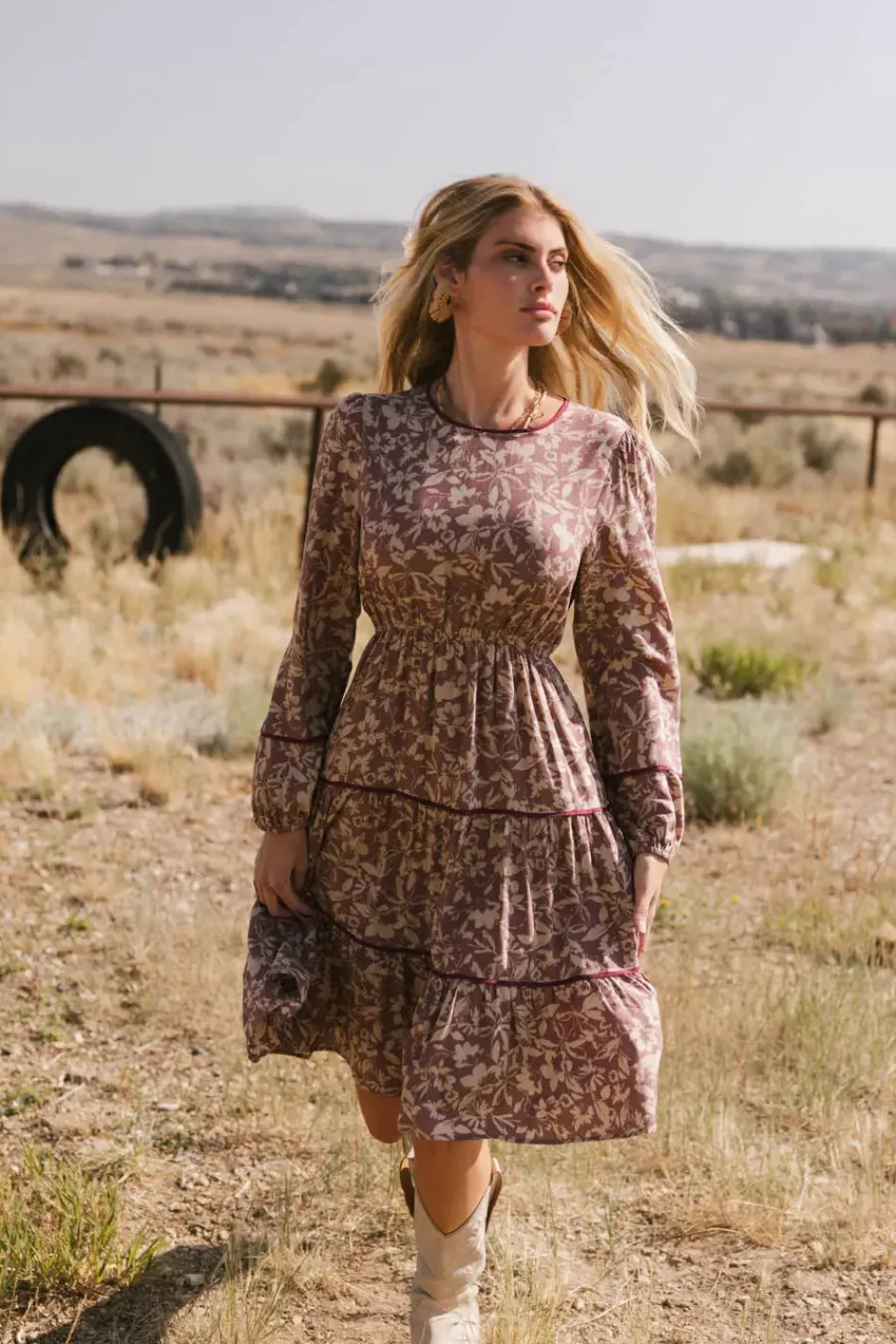 Bohme Arabella Floral Midi Dress
