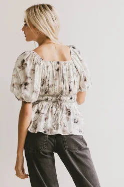 Bohme Arden Floral Tie Blouse