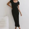 Bohme Ariah Ribbon Trim Sweater Dress in
