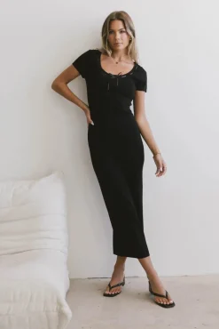 Bohme Ariah Ribbon Trim Sweater Dress in
