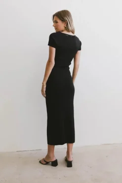 Bohme Ariah Ribbon Trim Sweater Dress in