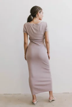 Bohme Ariah Ribbon Trim Sweater Dress in