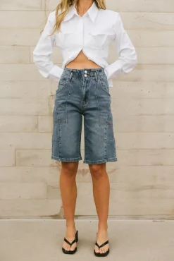 Bohme Ashtyn Denim Bermudas - FINAL SALE