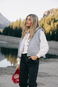 Bohme Audren Quilted Denim Vest