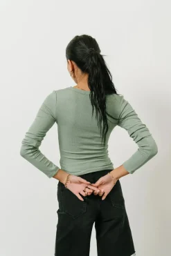 Bohme Audrey Ribbed Top in - FINAL SALE