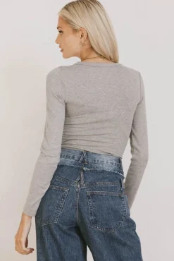 Bohme Audrey Ribbed Top in