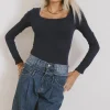 Bohme Audrey Ribbed Top in