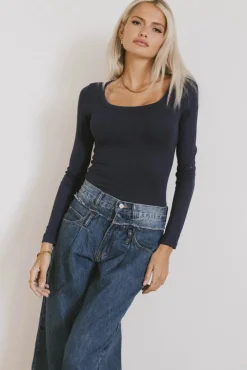 Bohme Audrey Ribbed Top in