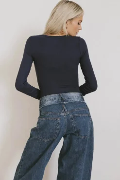 Bohme Audrey Ribbed Top in