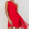 Bohme Audria Fringe Mini Dress in