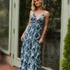 Bohme Azura Printed Maxi Dress