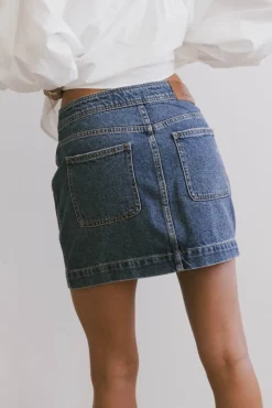Bohme Bandri Denim Mini Skirt