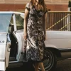 Bohme Beatriz Lace Trim Maxi Dress