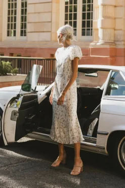 Bohme Beem Floral Midi Dress