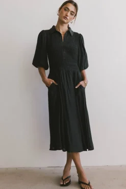 Bohme Belen Midi Dress in Dark