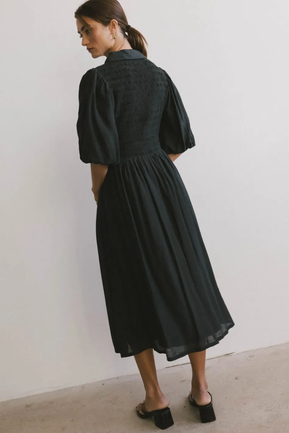 Bohme Belen Midi Dress in Dark