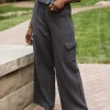 Bohme Benji Cotton Gauze Pants in Slate Blue - FINAL SALE