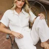 Bohme Benji Cotton Gauze Top in - FINAL SALE