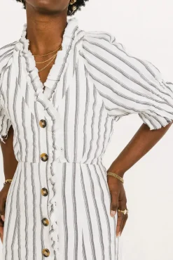 Bohme Bextor Striped Midi Dress