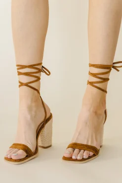 Bohme Bianca Lace Up Heels in - FINAL SALE