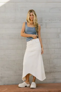 Bohme Blythe Denim Skirt in