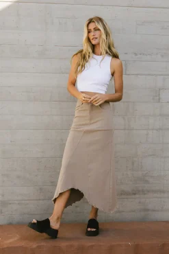 Bohme Blythe Denim Skirt in