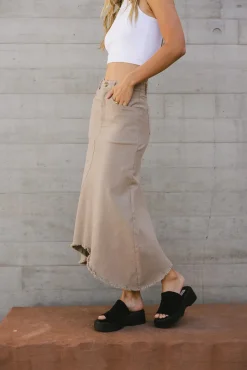 Bohme Blythe Denim Skirt in
