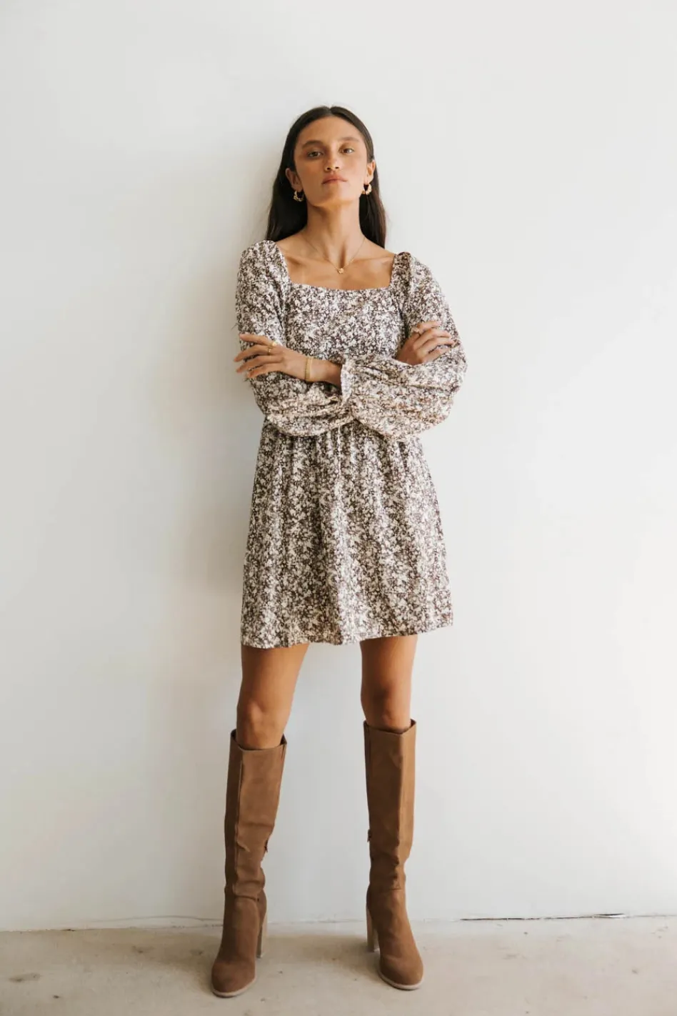Bohme Blythe Smocked Mini Dress