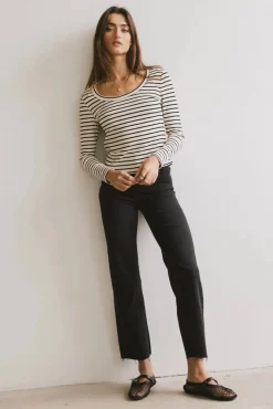 Bohme Bodie Ribbed Top in