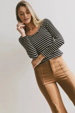 Bohme Bodie Ribbed Top in
