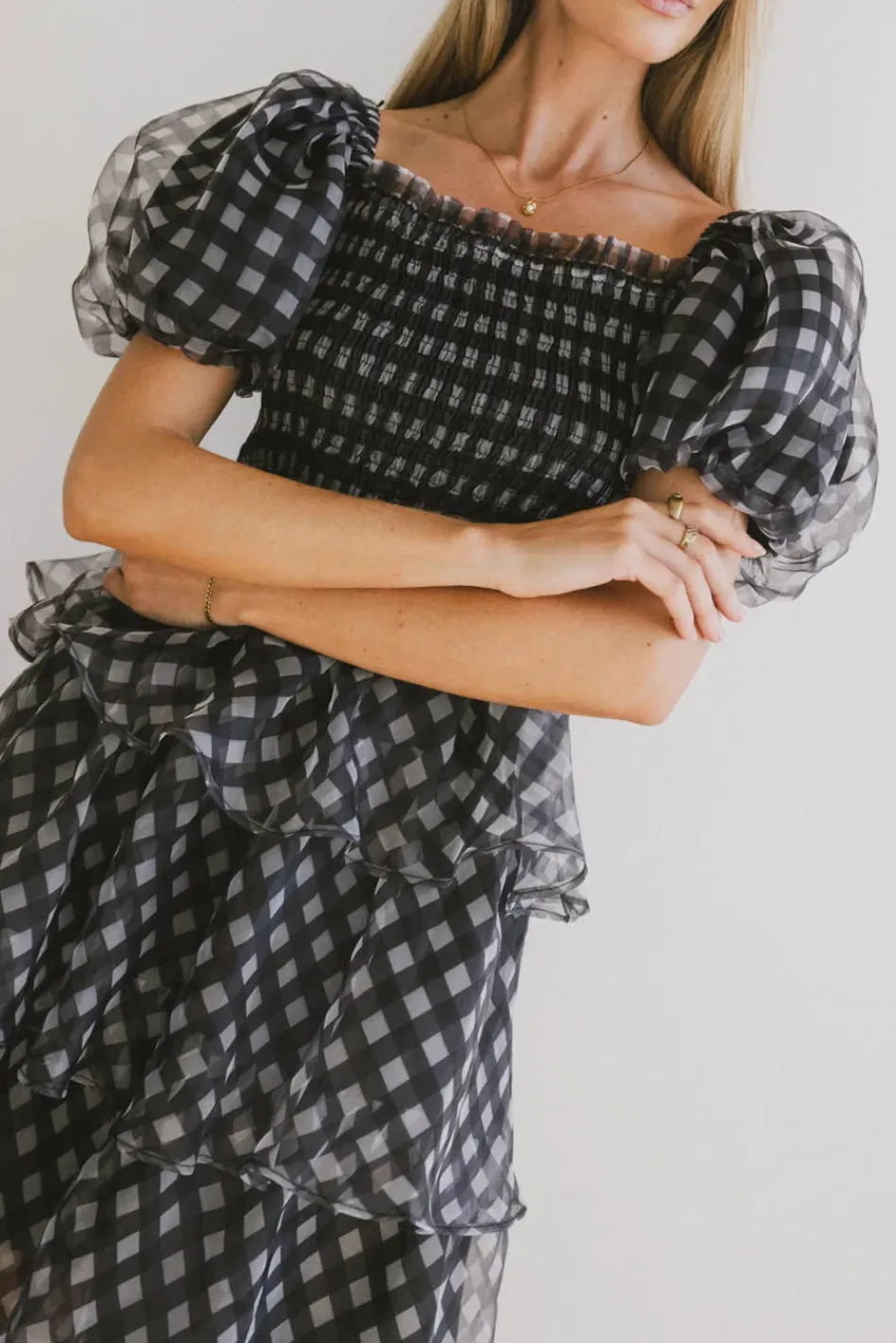 Bohme Bowie Tiered Maxi Dress